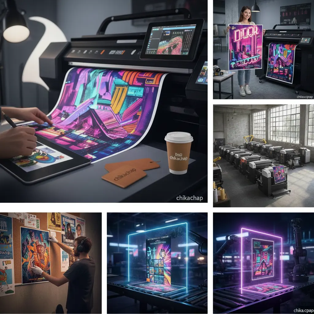 چاپ دیجیتال پوستر | چاپ فوری | چاپ دیجیتال آنلاین